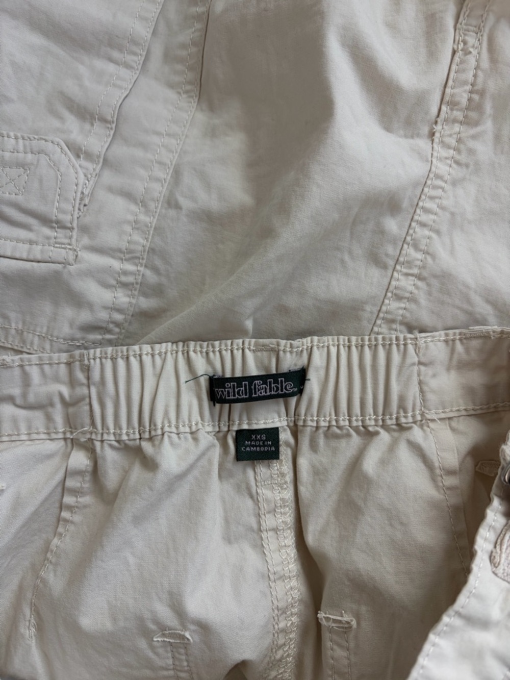 Wild Fable Light Beige Cargo Midi Skirt - Picture 4 of 4